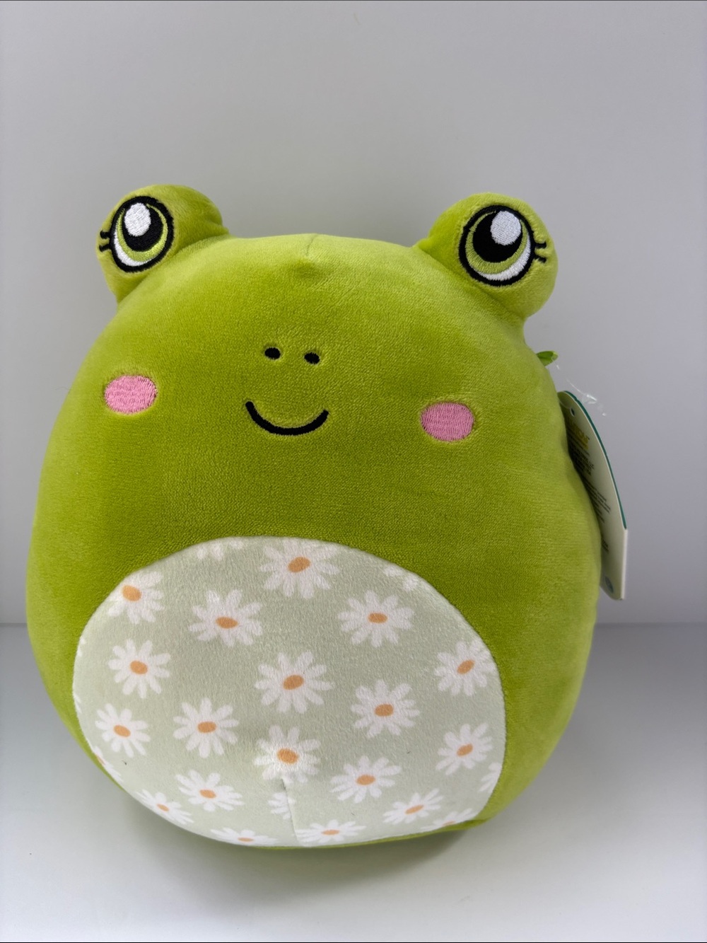 🐸 Squishmallows Wendy the Frog Floral Belly Plush 9” | Official Kellytoy hangtag